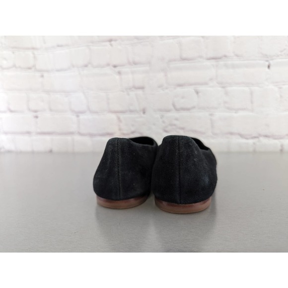 Tory Burch Black Square Toe Flats Women's Size 7.5 VGC - Picture 3 of 7